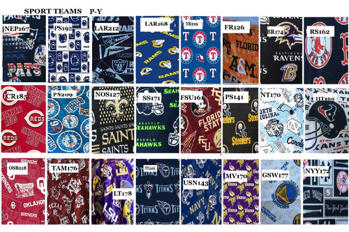 Car Neck Pillows - Sport Teams (P - Y)