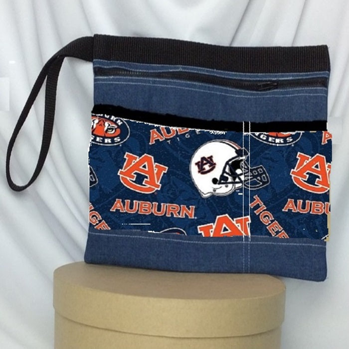 Sport Teams, (A-Bu) iPad, Tablet, Padded Carry-All Bag with Denim Fabric