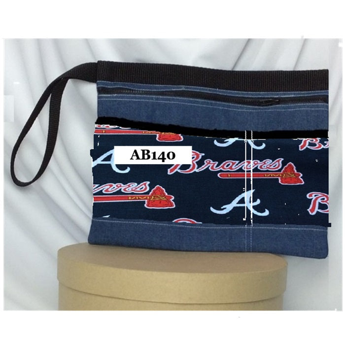 Sport Teams, (A-Bu) iPad, Tablet, Padded Carry-All Bag with Denim Fabric