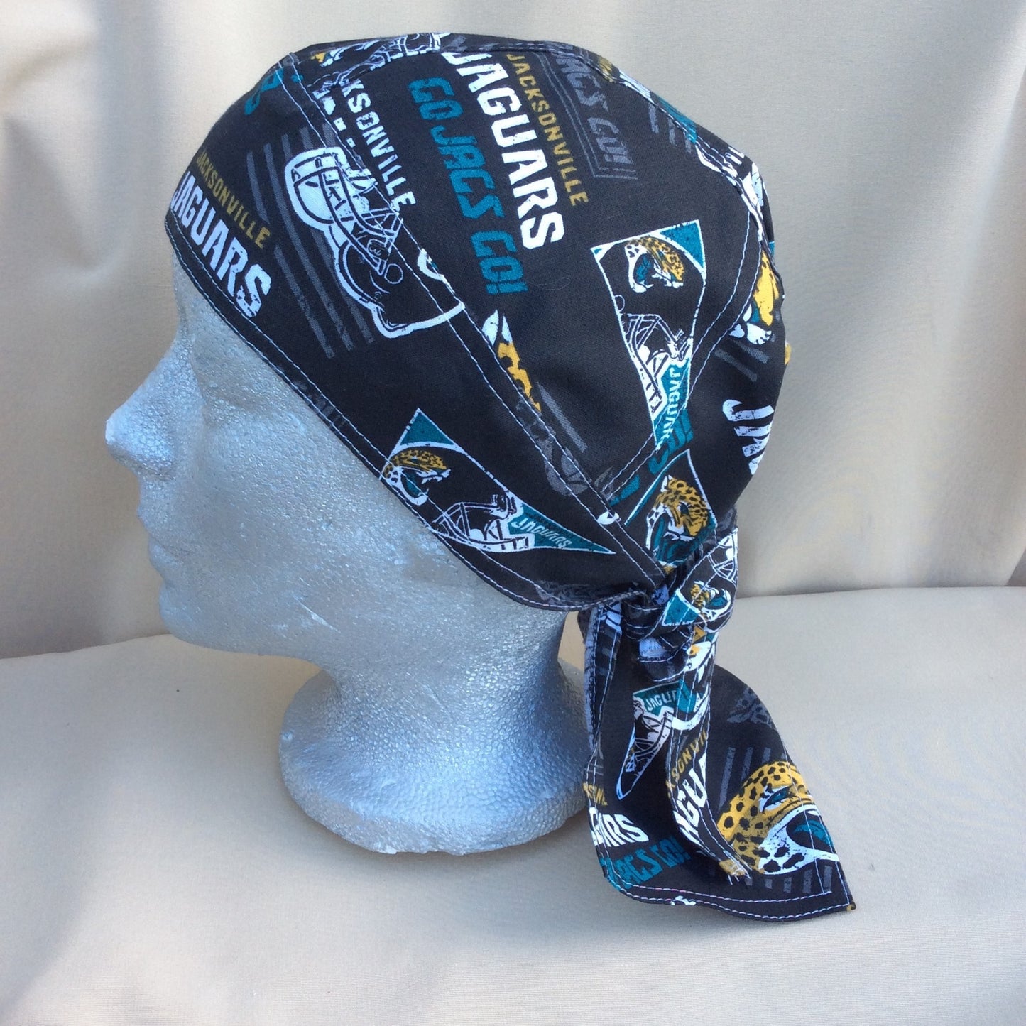 Jacksonville Jaguars Scrub Cap, Bikers-Skull Cap