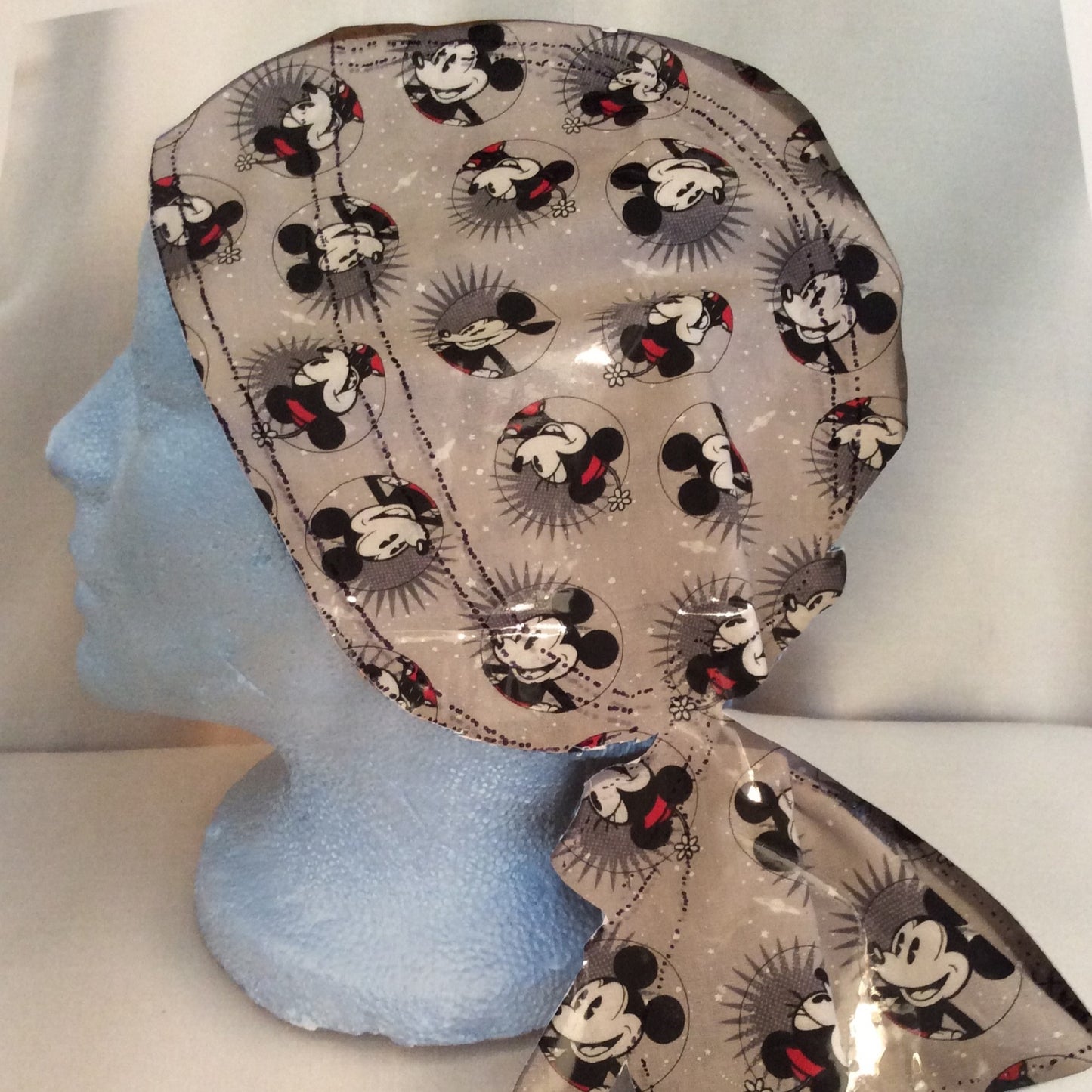 Mickey and Minnie Mouse Theme Scrub Cap, Unisex, 3 Styles, Bikers-Skull Cap, Doctor, Nurse, Dentist, Vet, Chemo, Food Service, Dirt Bikers, Construction Workers, light weight