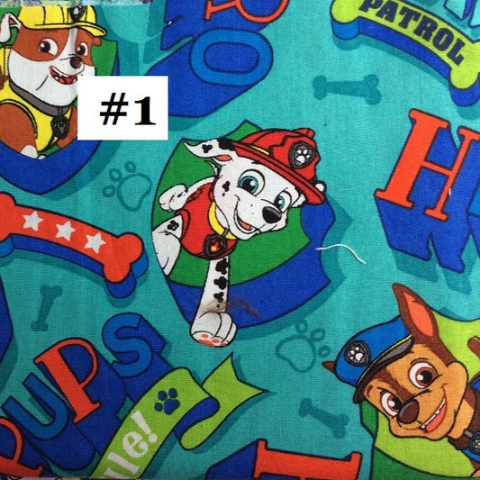 Paw Patrol Scrub Cap, Unisex, 3 Styles, Bikers-Skull Cap, Doctor, Nurse, Dentist, Vet, Chemo, Food Service, Dirt Bikers, Construction Workers, light weight