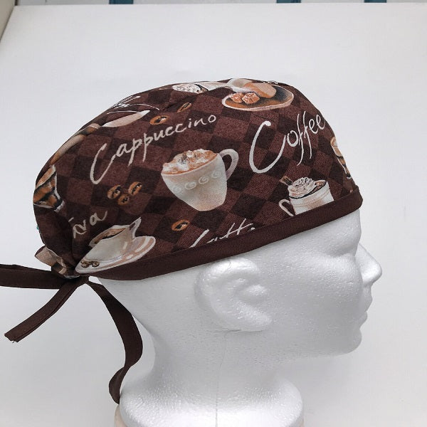 Novelty, Theme Basic Scrub Cap, Lined Crown, Unisex, Doctor, Nurse, Dentist, Vet, Chemo, Food Service, light weight