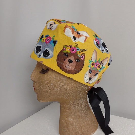 Foxy Fox, Bugs Bunny, Scrub Cap, Unisex, 3 Styles, Bikers-Skull Cap, Doctor, Nurse, Dentist, Vet, Chemo, Food Service, Dirt Bikers, Construction Workers, light weight