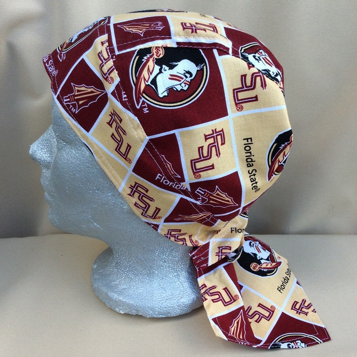 Doo Rag-Skull Caps, Sport Team (S-Y), Silk Lined Crown, Unisex, Bikers, Welders, Doctor, Dentist, Vet, Chemo, Food, light weight