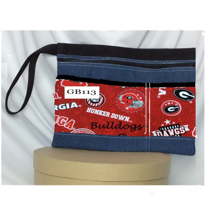 Sport Teams, (A-Bu) iPad, Tablet, Padded Carry-All Bag with Denim Fabric