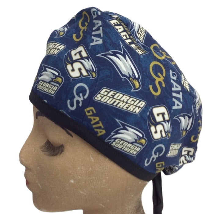 Basic Scrub Caps, Sport Teams (C-F), Silk Lined Crown, Unisex, Doctor, Nurse, Dentist, Vet, Chemo, light weight