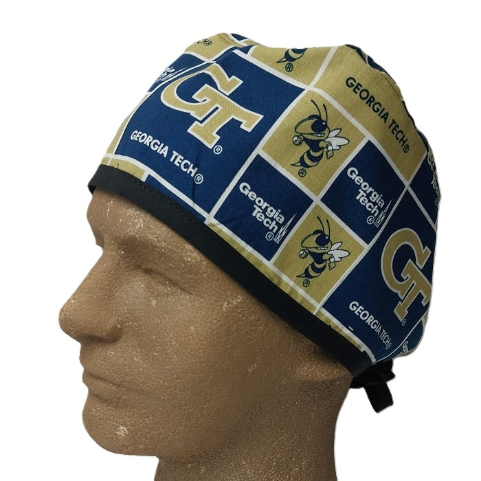 Basic Scrub Caps, Sport Teams (G-K), Silk Lined Crown, Unisex, Doctor, Nurse, Dentist, Vet, Chemo, light weight.