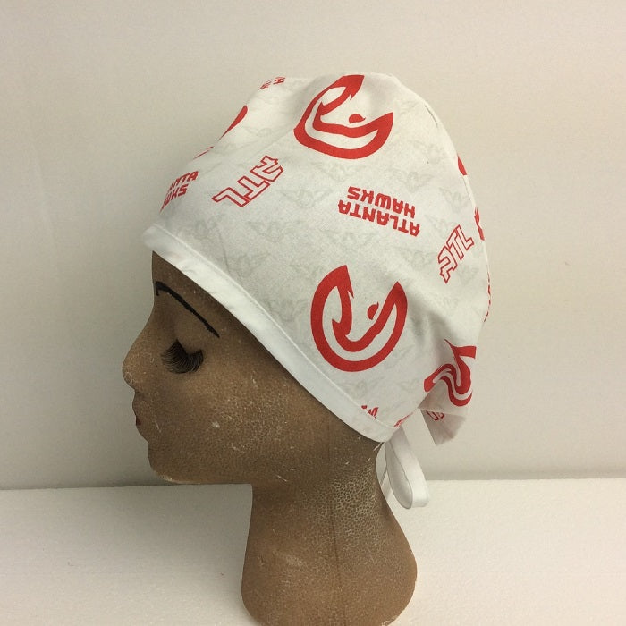 Basic Scrub Caps, Sport Teams (G-K), Silk Lined Crown, Unisex, Doctor, Nurse, Dentist, Vet, Chemo, light weight.