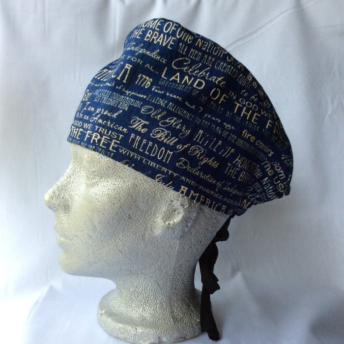 Military Theme Basic Scrub Caps, Lined Crown, Unisex, Doctor, Nurse, Dentist, Vet, Chemo, Food Service, light weight