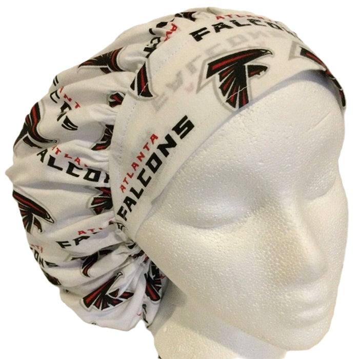 Bouffant Scrub Caps Team Sport (C-F) Unisex, Adjustable Elastic, Doctor, Nurse, Dentist, Vet, Chemo, Food Service, lightweight.