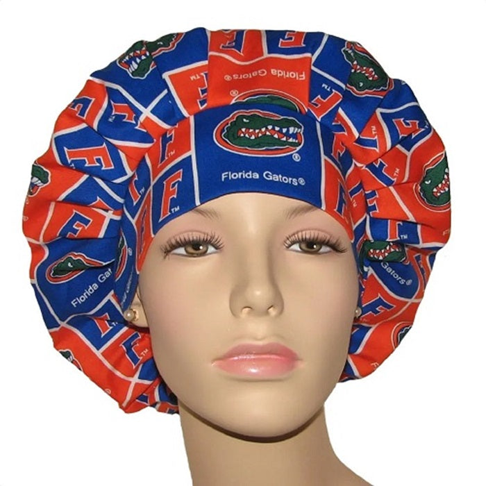 Bouffant Scrub Caps Team Sport (G-K) Unisex, Adjustable Elastic, Doctor, Nurse, Dentist, Vet, Chemo, Food Service, lightweight.