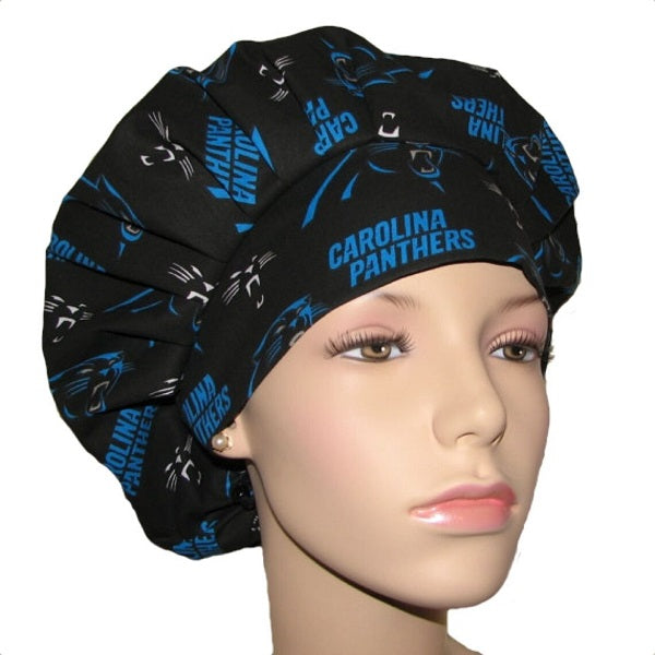 Bouffant Scrub Caps Team Sport (L-R) Unisex, Adjustable Elastic, Doctor, Nurse, Dentist, Vet, Chemo, Food Service, lightweight.