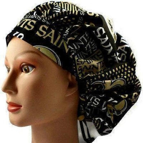 Bouffant Scrub Caps Sport Team (S-Y), Unisex, Adjustable Elastic, Doctor, Nurse, Dentist, Vet, Chemo, Food Service, lightweight.