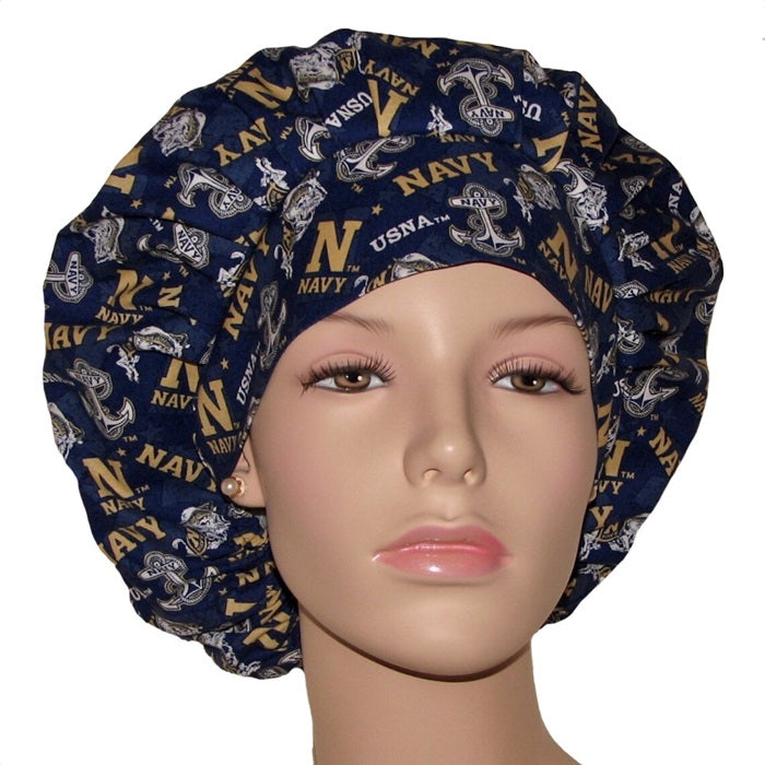 Bouffant Scrub Caps Sport Team (S-Y), Unisex, Adjustable Elastic, Doctor, Nurse, Dentist, Vet, Chemo, Food Service, lightweight.