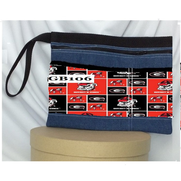 Sport Teams, (A-Bu) iPad, Tablet, Padded Carry-All Bag with Denim Fabric