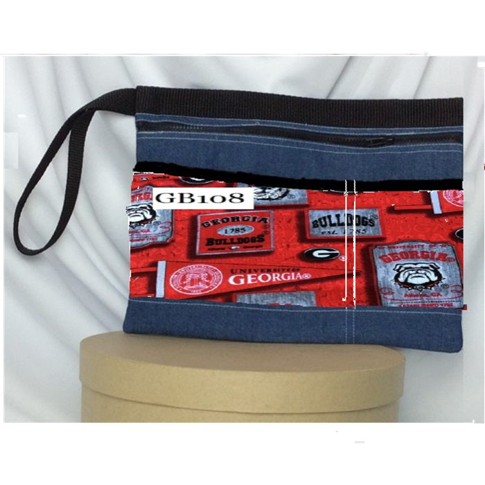 Sport Teams, (A-Bu) iPad, Tablet, Padded Carry-All Bag with Denim Fabric