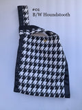 Black and White Knot Bags