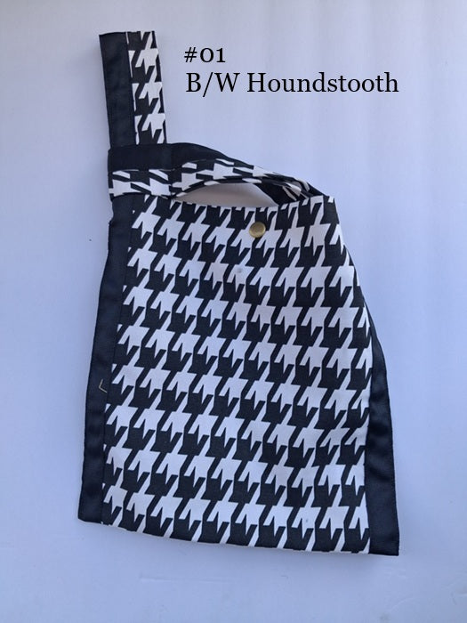 Black and White Knot Bags