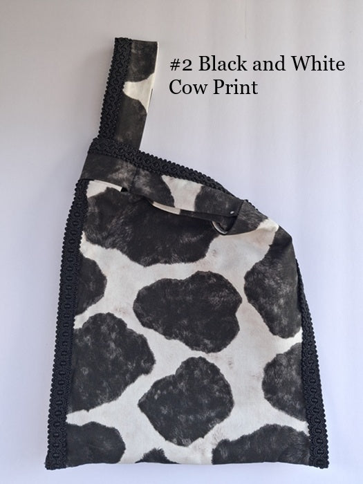 Black and White Knot Bags