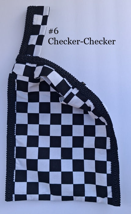 Black and White Knot Bags