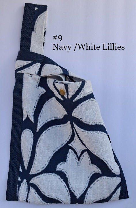 Black and White Knot Bags