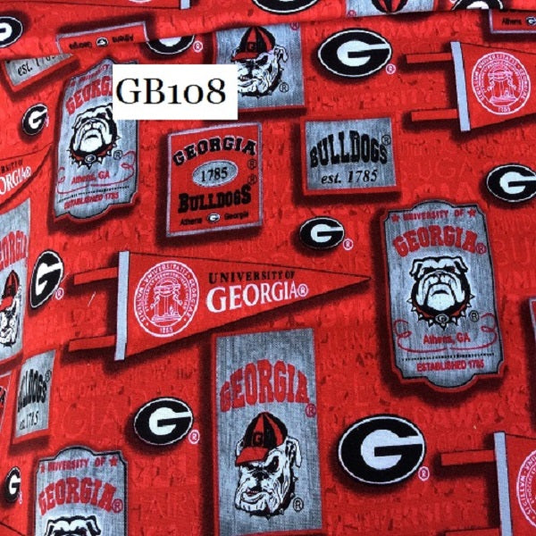 GA Bulldogs #GB108 Scrub Cap, Unisex, 3 Styles, Bikers-Skull Cap, Doctor, Nurse, Dentist, Vet, Chemo, Food Service, light weight