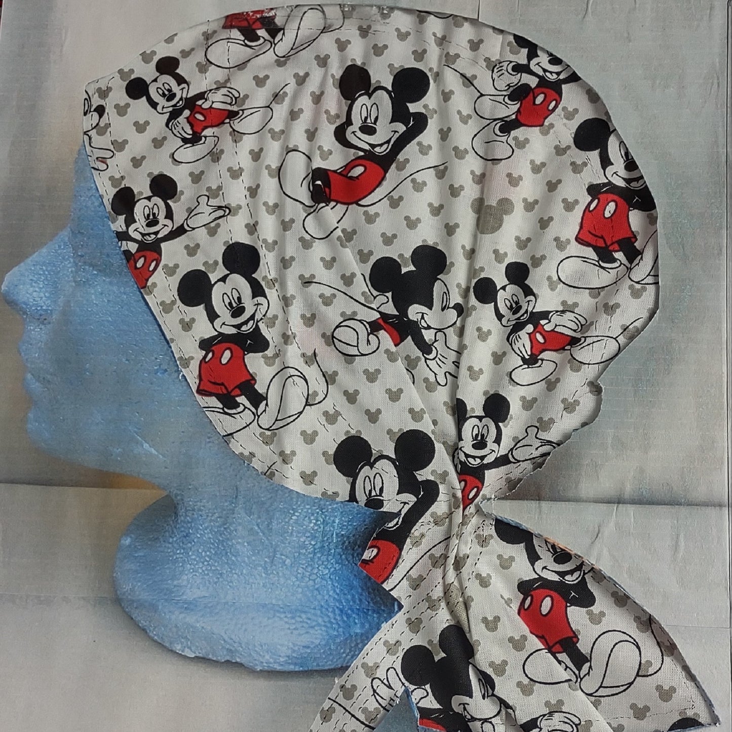 Mickey and Minnie Mouse Theme Scrub Cap, Unisex, 3 Styles, Bikers-Skull Cap, Doctor, Nurse, Dentist, Vet, Chemo, Food Service, Dirt Bikers, Construction Workers, light weight